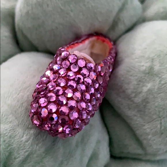 Pink Crystal Pavé Mini Ballet Shoe Ornament BNIB - Picture 7 of 8